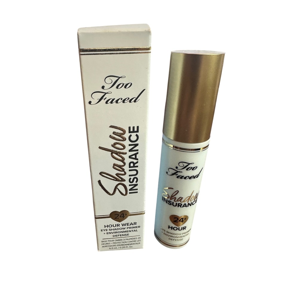 Too Faced Shadow Insurance 24+ Hour Wear Eye Shadow Primer 6ml / 0.20 Fl Oz NEW